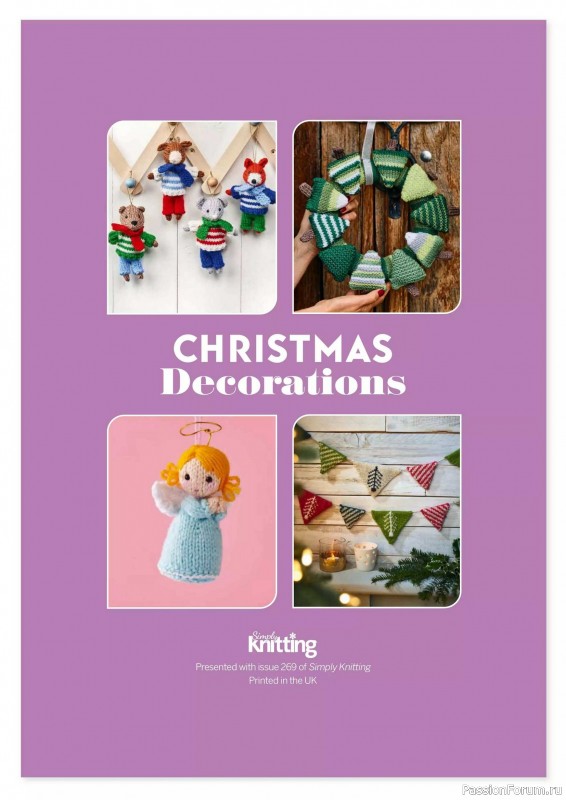 Вязаные проекты крючком в журнале «Simply Knitting №269 2025»