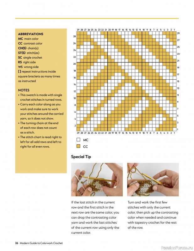 Вязаные проекты в книге «Modern Guide to Colorwork Crochet».