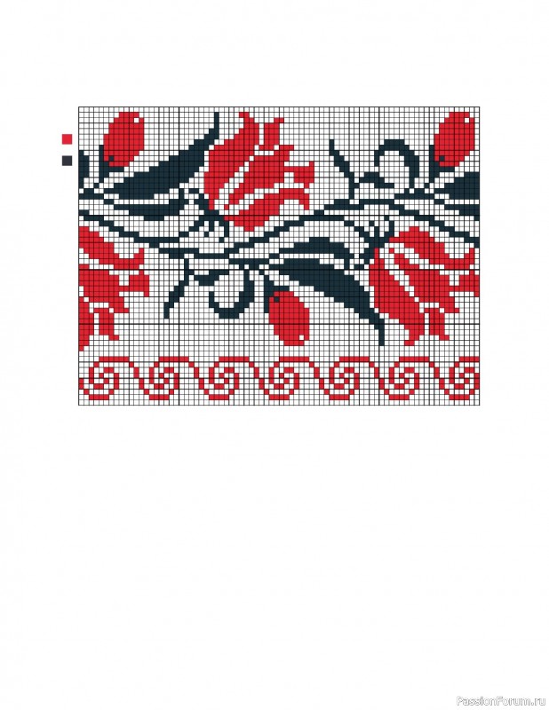 Вязаные проекты в книге &laquo;Вышиваем крестом скатерти, салфетки, рушники&raquo;. Часть 2