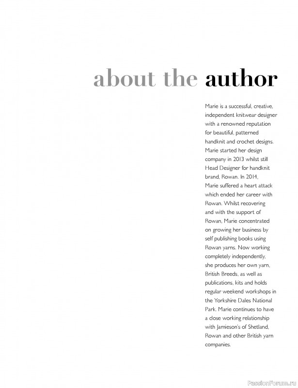 Вязаные проекты в книге «Westmorland»