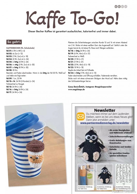Вязаные проекты в журнале «Amigurumi Spezial - Mini №2 2025»
