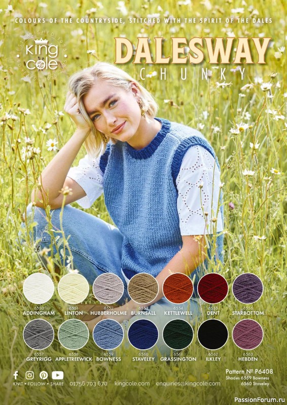 Вязаные проекты в журнале «Simply Knitting №271 2025»