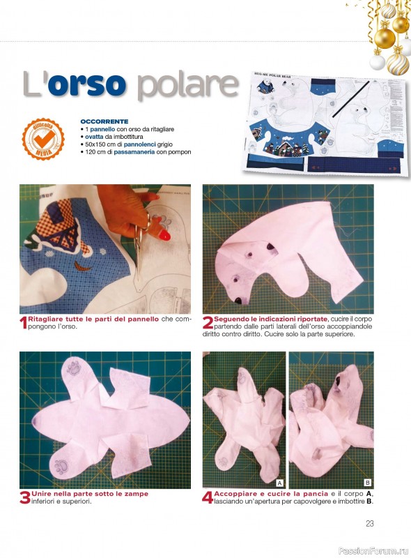 Коллекция проектов для рукодельниц в журнале «I Love Cucito Speciale №6 2025-2026 Natale»