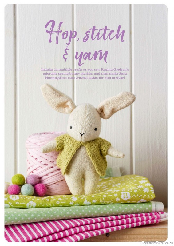 Коллекция проектов для рукодельниц в журнале «Mollie Makes Crafting for Easter 2025»