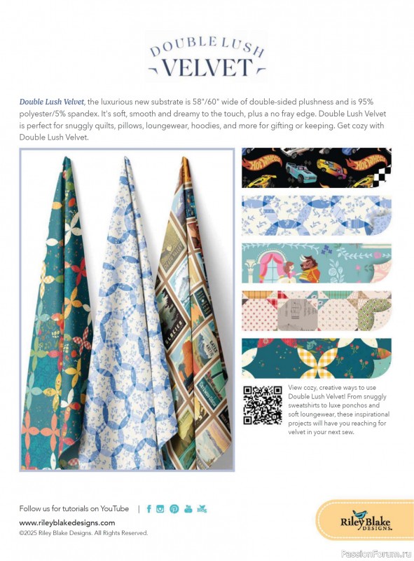 Коллекция проектов для рукодельниц в журнале «Quick+Easy Quilts - Fall 2025»
