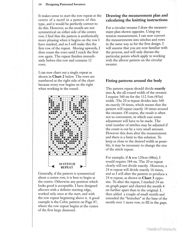 Коллекция узоров в книге «Charts for Colour Knitting»