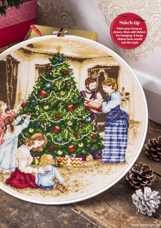 Коллекция вышивки в журнале «Cross Stitch Gold - Christmas 2024»