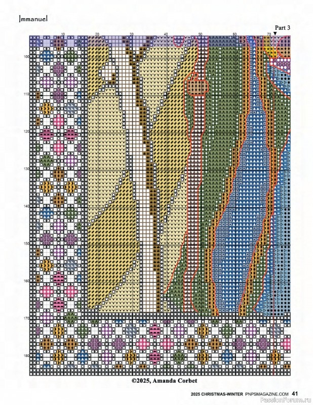 Коллекция вышивки в журнале «Punch Needle & Primitive Stitcher - Winter 2025»