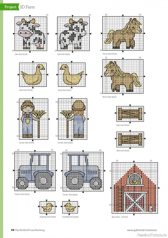 Коллекция вышивки в журнале &laquo;The World of Cross Stitching №372 2026&raquo;