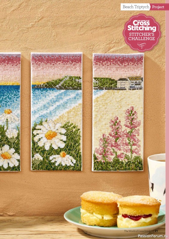 Коллекция вышивки в журнале «The World of Cross Stitching №373 2026»