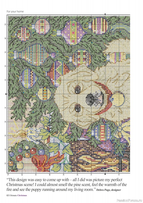 Коллекция вышивки в журнале «Ultimate CrossStitch - Christmas 2025»