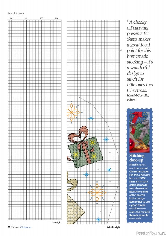 Коллекция вышивки в журнале «Ultimate CrossStitch - Christmas 2025»