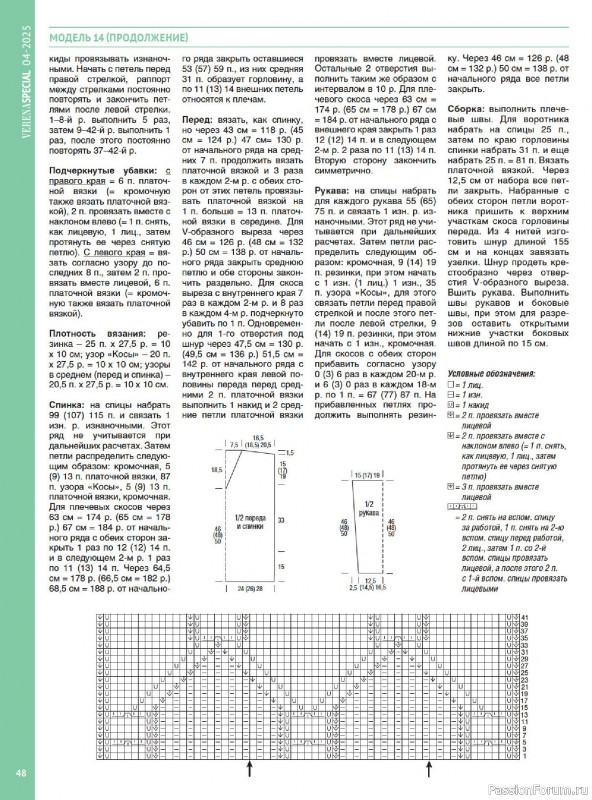 Вязаные модели в журнале &laquo;Модное вязание №4 2025&raquo;