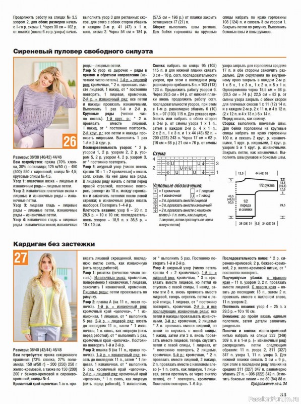 Вязаные модели в журнале «Сабрина №8 2025»