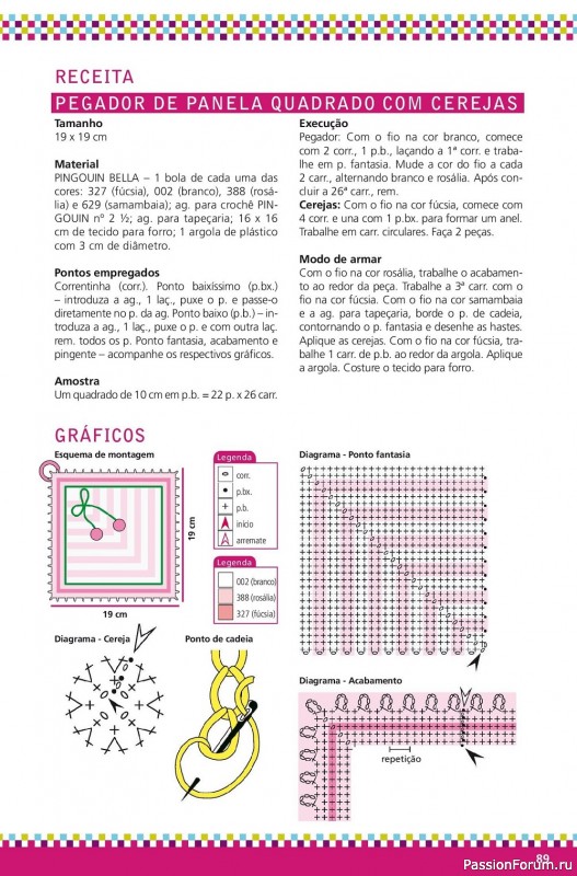 Вязаные проекты крючком в журнале «Artesanato Simples №7 2022 - Croche»