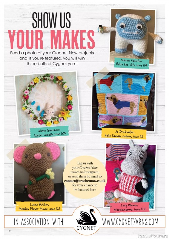 Вязаные проекты крючком в журнале «Crochet Now №124 2025»