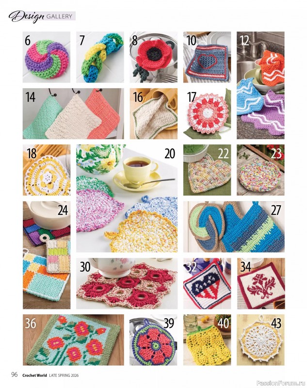 Вязаные проекты крючком в журнале &laquo;Crochet World Specials - Late Spring 2026&raquo;