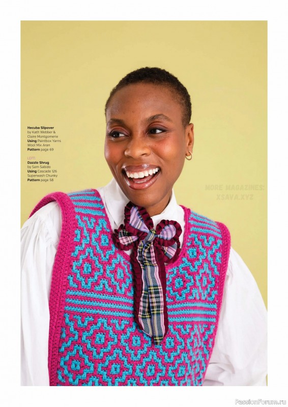 Вязаные проекты крючком в журнале &laquo;Inside Crochet №185 2025&raquo;