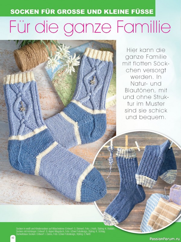 Вязаные проекты спицами в журнале «Hundert Seiten voller Ideen №4 2025»