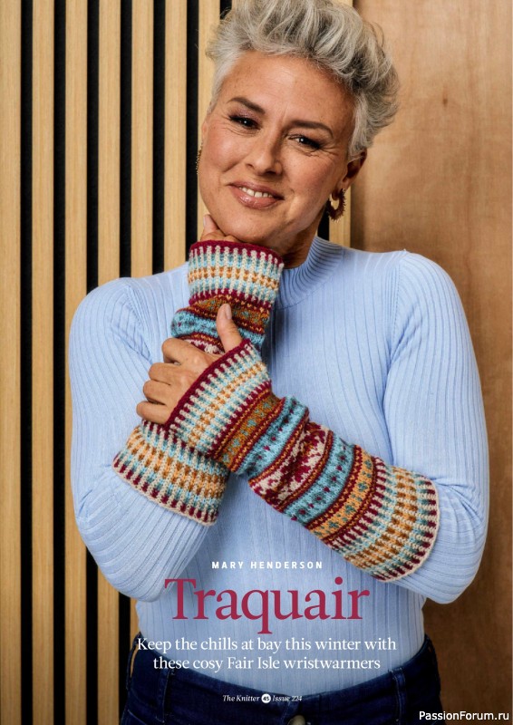 Вязаные проекты спицами в журнале «The Knitter №224 2026»