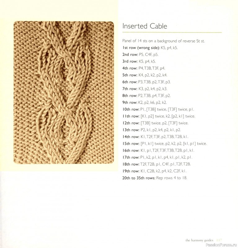 Вязаные проекты в книге &laquo;Cables & Aran Stitches-250 to Knit&raquo;