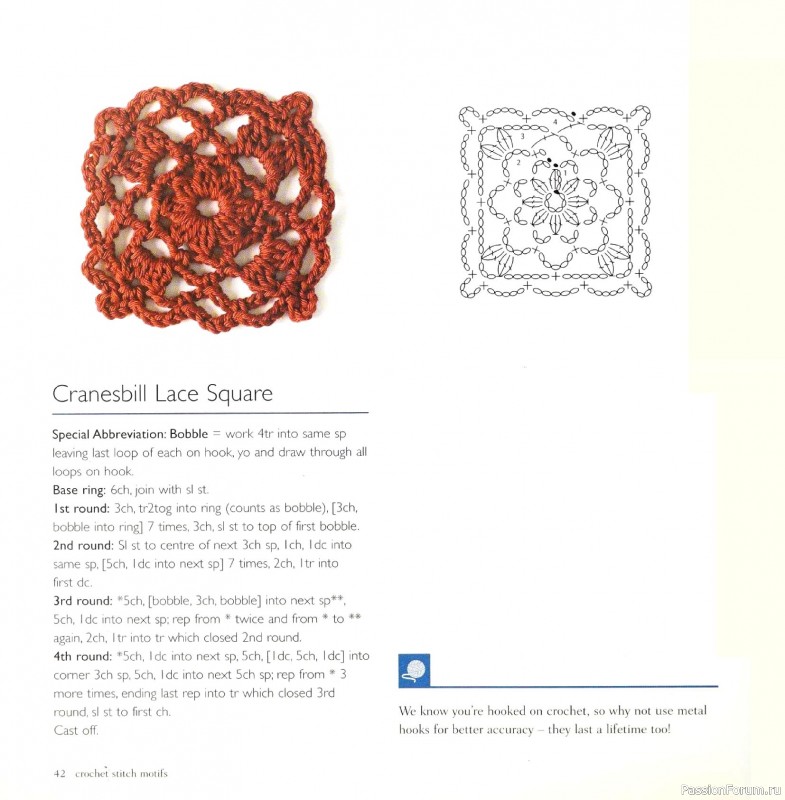 Вязаные проекты в книге &laquo;Crochet Stitch Motifs&raquo;.