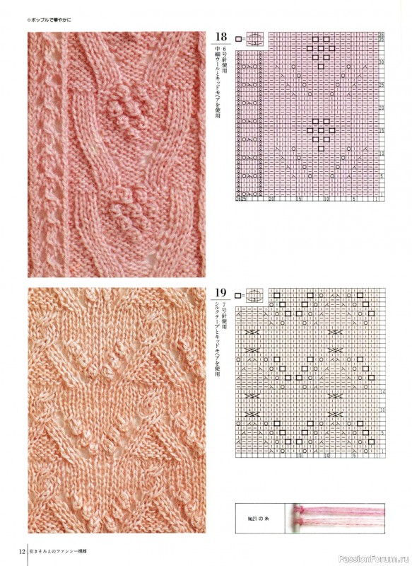 Вязаные проекты в книге «Fun of Color Patterns 200».