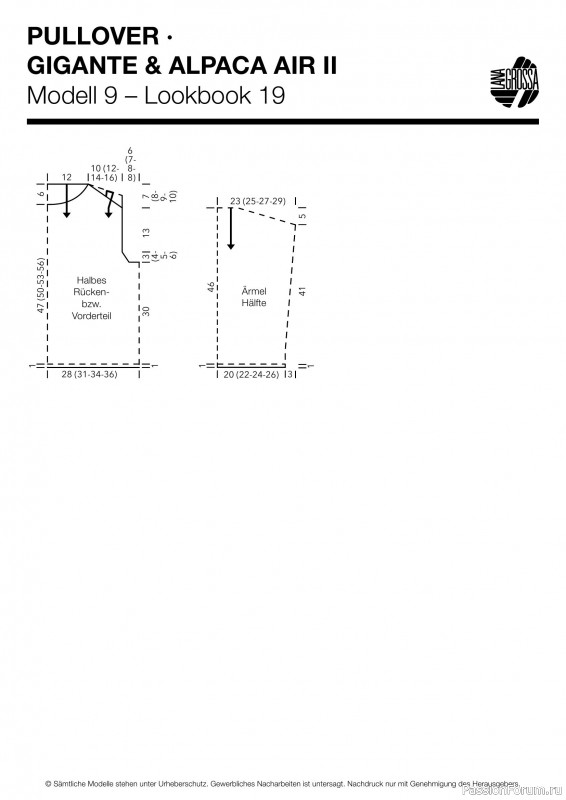Вязаные проекты в журнале « Lana Grossa LookBook № 19 2025»
