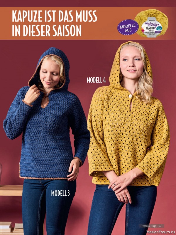 Вязаные проекты в журнале «Woolly Hugs Maschenwelt №5 2025»