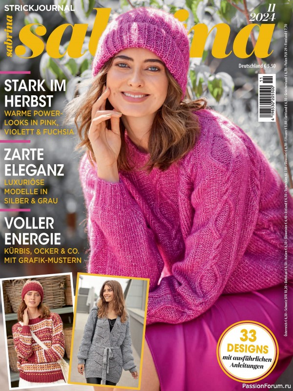 Вязаные модели в журнале &laquo;Sabrina German №11 2024&raquo;