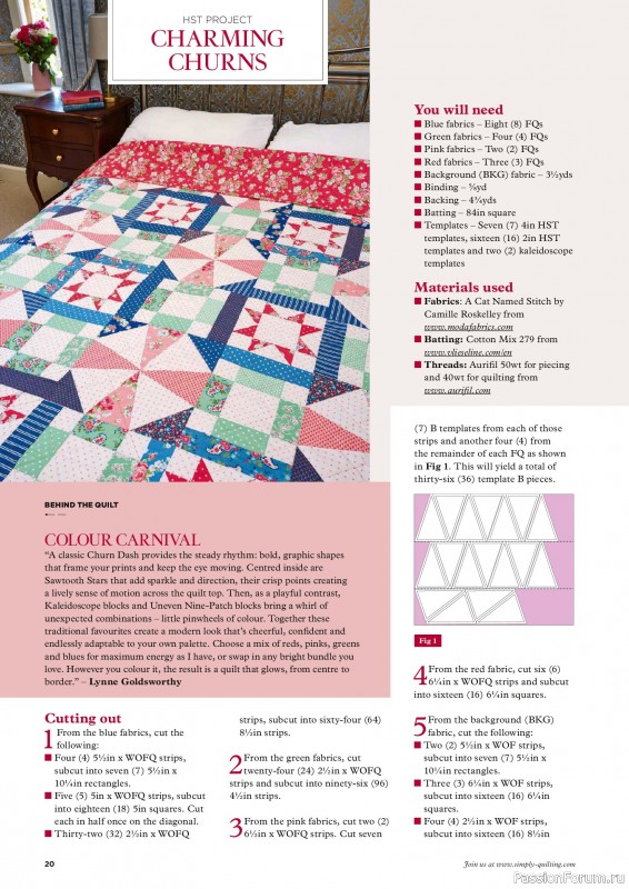 Коллекция проектов для рукодельниц в журнале «Todays Quilter №144 2026»