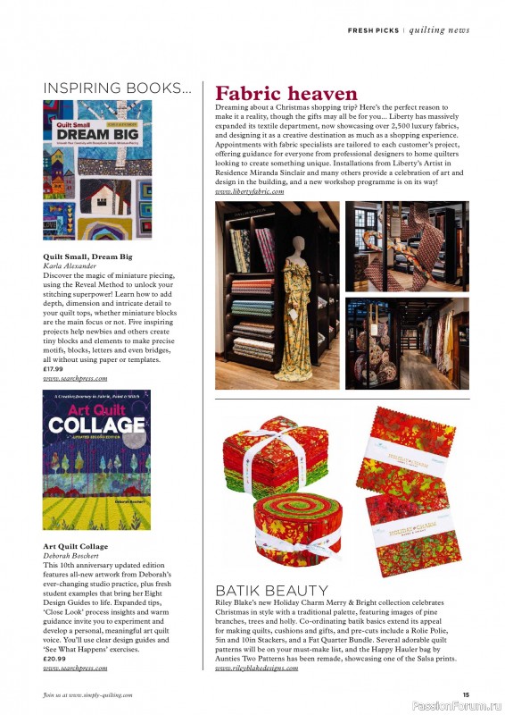 Коллекция проектов для рукодельниц в журнале &laquo;Todays Quilter №145 2026&raquo;