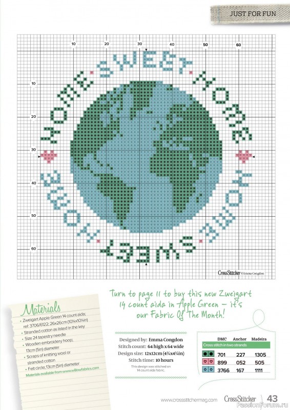 Коллекция вышивки в журнале «CrossStitcher №409 2024»