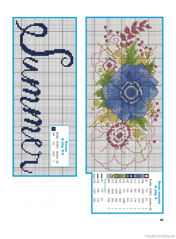 Коллекция вышивки в журнале &laquo;Profilo Punto Croce Speciale №5 2026&raquo;