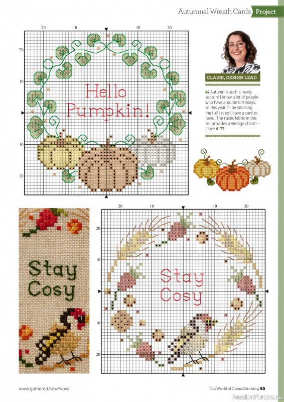 Коллекция вышивки в журнале &laquo;The World of Cross Stitching №377 2026&raquo;