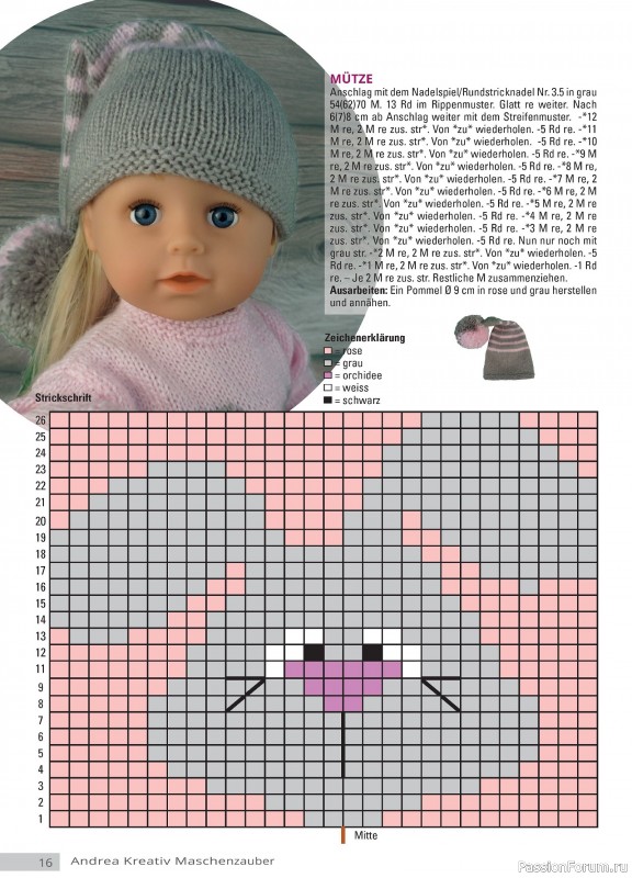 Вязаные модели для детей в журнале «Andrea Kreativ №4 2025»