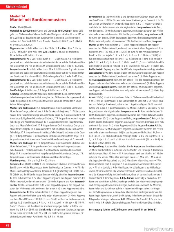 Вязаные модели в журнале «Hundert Seiten voller Ideen №4 2026 - Jacken»