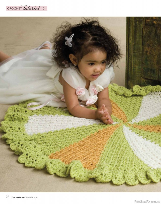 Вязаные проекты крючком в журнале &laquo;Crochet World - Summer 2026&raquo;