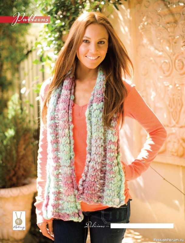 Вязаные проекты спицами в журнале «Beanies & Scarves №1 2022»