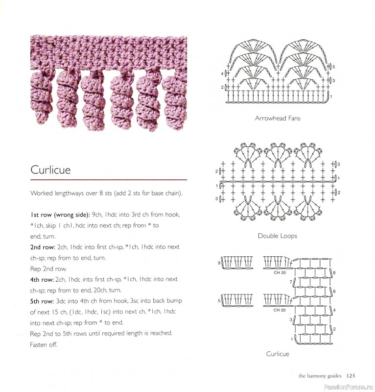 Вязаные проекты в книге &laquo;Crochet Edgings & Trims: 150 Stitches&raquo;.