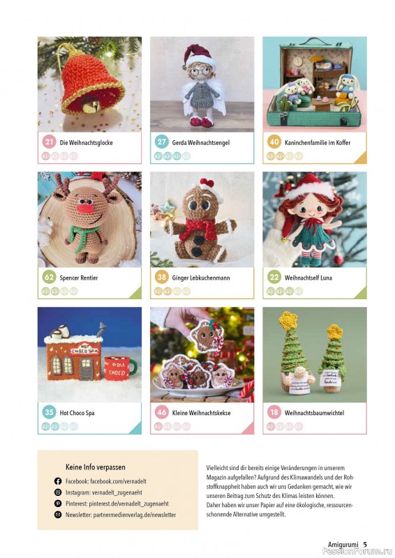 Вязаные проекты в журнале «Amigurumi Magazin №23 2025»