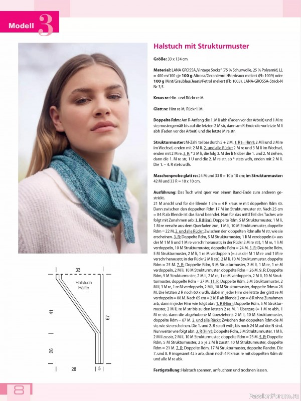 Вязаные проекты в журнале «Meine Strickmode Sonderheft MS192 2025»