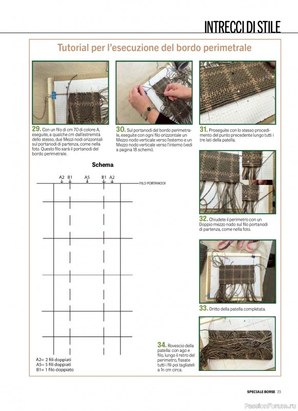 Вязаные проекты в журнале «Motivi all'Uncinetto Borse - Dicembre 2025-Gennnaio 2026»