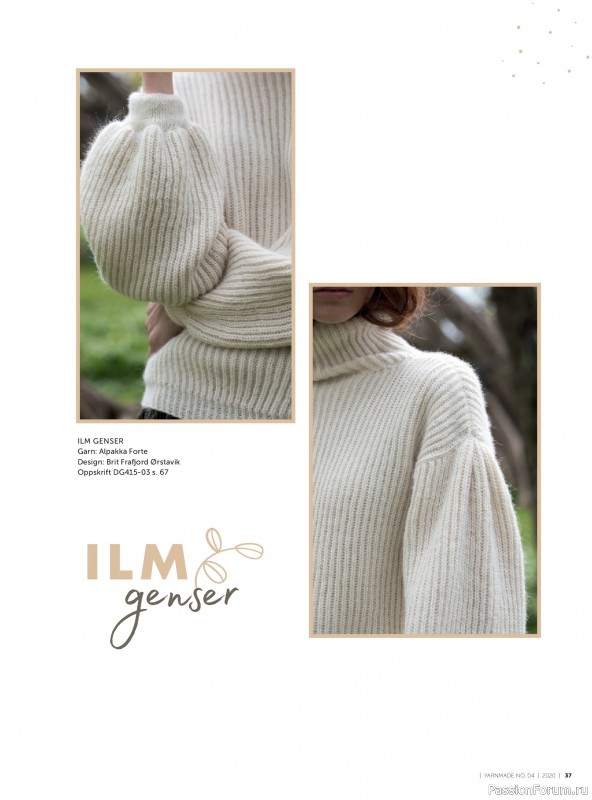 Вязаные проекты в журнале &laquo;Yarnmade №4 2020 Autumn & Winter Collection&raquo;.