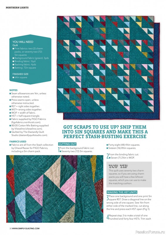 Коллекция проектов для рукодельниц в журнале «Love Patchwork & Quilting №168 2026»