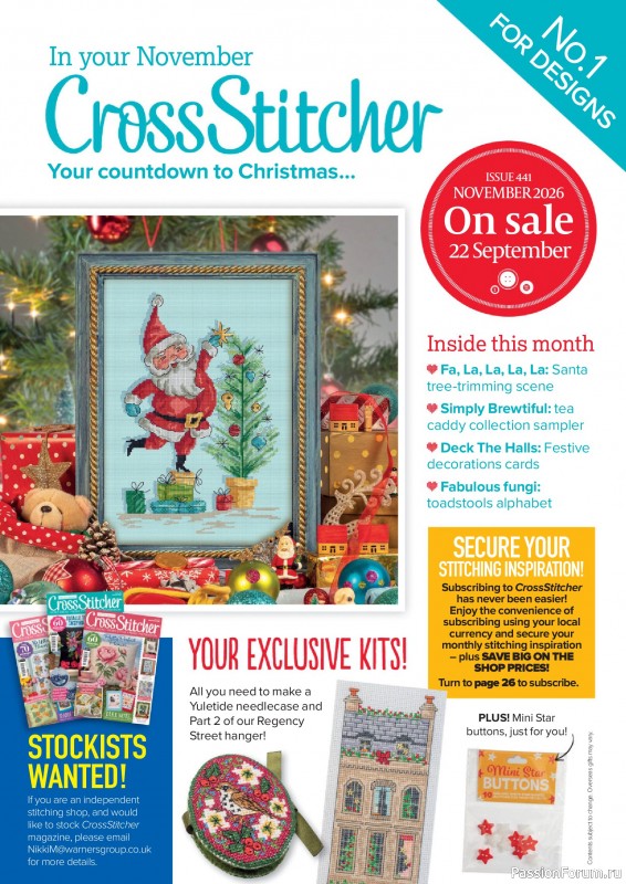 Коллекция вышивки в журнале «CrossStitcher №440 2026»