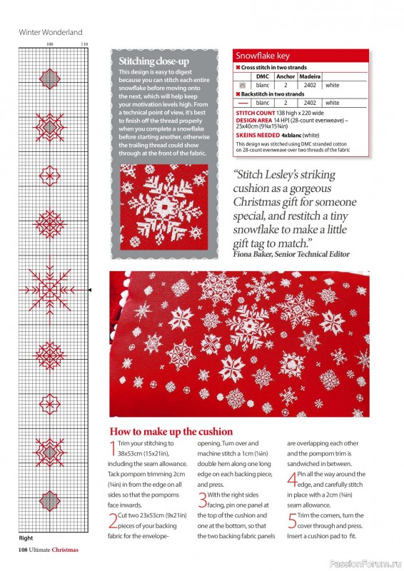 Коллекция вышивки в журнале «Ultimate CrossStitch – Christmas 2026»