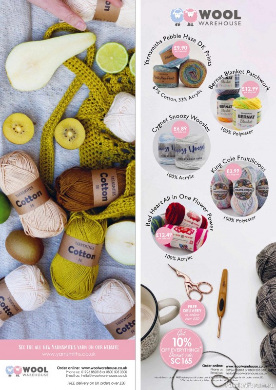 Вязаные проекты крючком в журнале «Simply Crochet №165 2025»