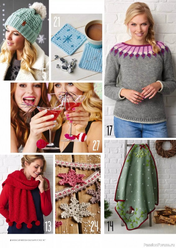 Вязаные проекты крючком в журнале «Simply Crochet №169 2025»