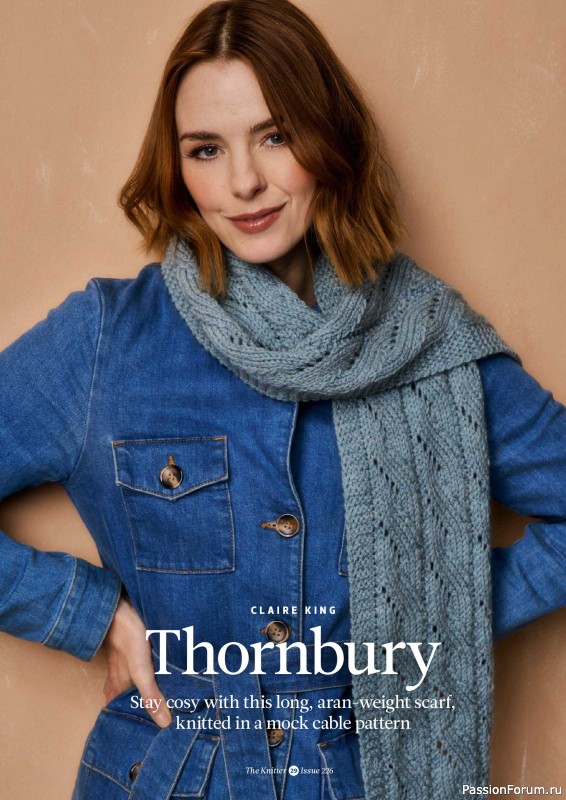 Вязаные проекты спицами в журнале &laquo;The Knitter №226 2026&raquo;